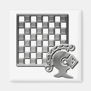 Schach-Strategie-Quadrat-Magnet Magnet