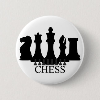 Schach-Stück-Schlüsselkette Button