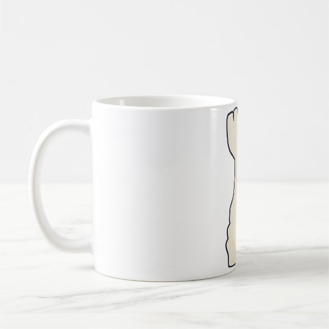 Schach � Süße Tier Kunst Kaffeetasse (Links)