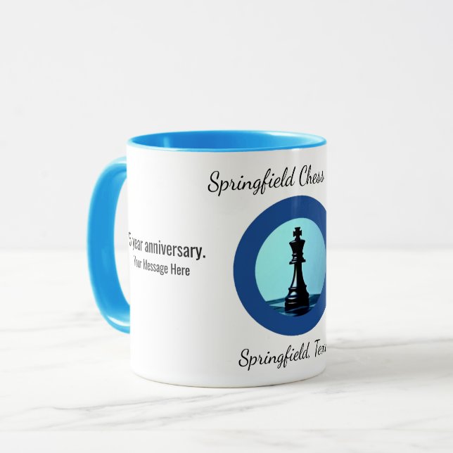 Schach-Tasse Tasse (Vorderseite Links)