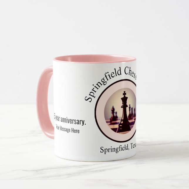 Schach-Tasse Tasse (Vorderseite Links)