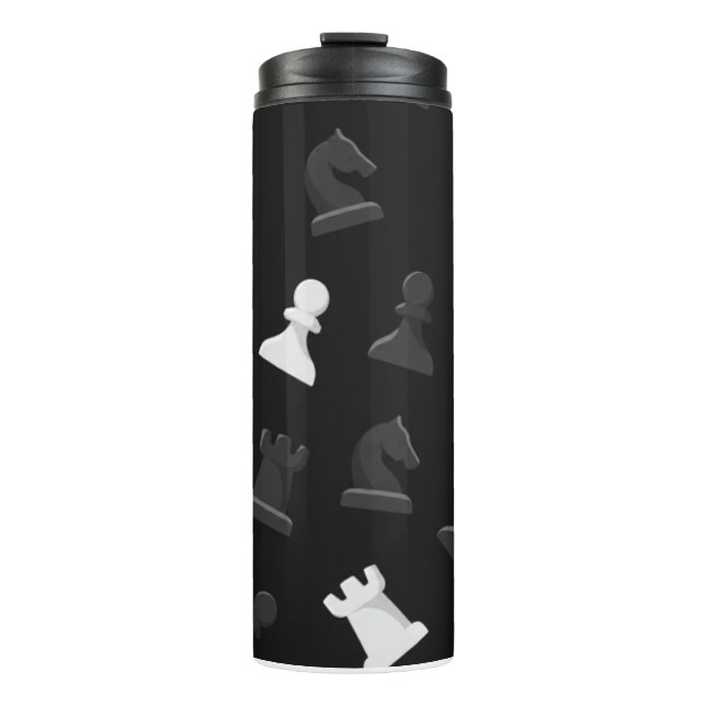 Schach-Tasse Thermosbecher (Vorderseite)