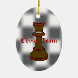 Schach-Team-oder Schach-Verein-Verzierung Keramikornament