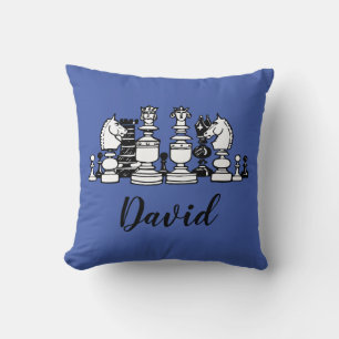 Schach Themed Personalisiert Throw Kissen