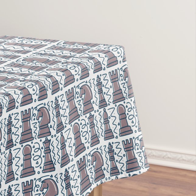 Schach-Tischdecke Tischdecke (Beispiel)