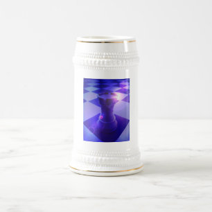 Schach-Turm-Bier-Tasse Bierglas