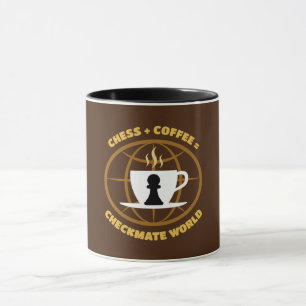 Schach und Kaffee-Tasse Tasse