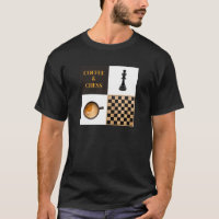 Schach- und Kaffeeliebhaber und Schachspieler