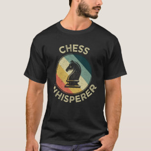 Schach Whisperer Retro Vintag Großmeister Spieler T-Shirt
