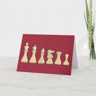 Schach Win Glückwunsch Karte