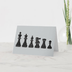 Schach Win Glückwunsch Karte