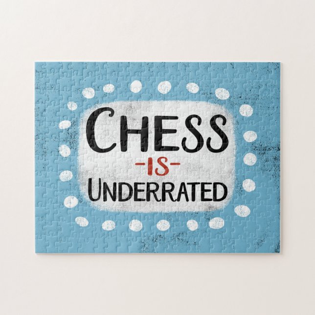Schach wird unterbewertet Jigsaw Puzzle (Horizontal)