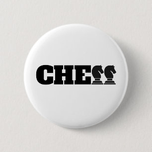 Schach Word Black Knights Kreatives Clever Game Button