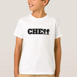 Schach Word Black Knights Kreatives Clever Game T-Shirt