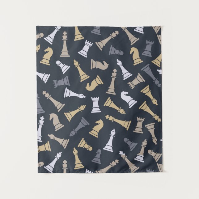 Schachband Wandteppich (Vorderseite)