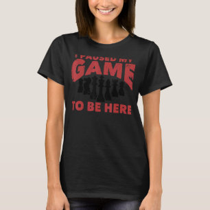 Schachboxen Ich habe mein Spiel unterbrochen, um h T-Shirt