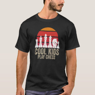 Schachboxmeister Coole Kinder spielen Chat T-Shirt