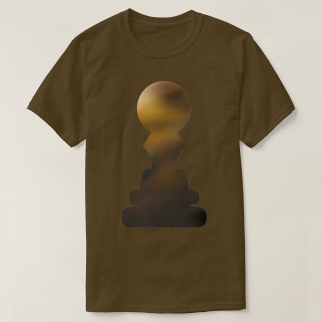 Schachbraun T-Shirt (Design vorne)