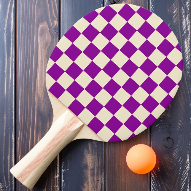 Schachbrett aus Trauben und Creme Tischtennis Schläger (Von Creator hochgeladen)