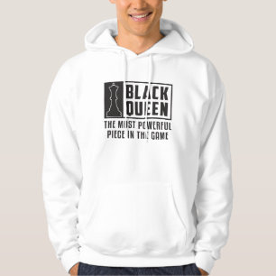 Schachbrett Black Queen Checkmate Board Geschenk Hoodie