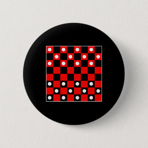 Schachbrett Board Games Black and Red Hal Button
