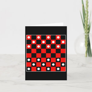 Schachbrett Board Games Black and Red Hal Karte