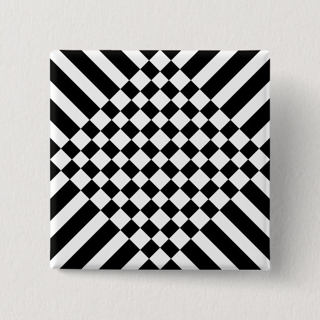 Schachbrett Button (Vorderseite)