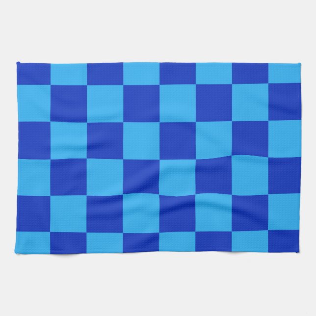 Schachbrett-Design Geschirrtuch (Horizontal)