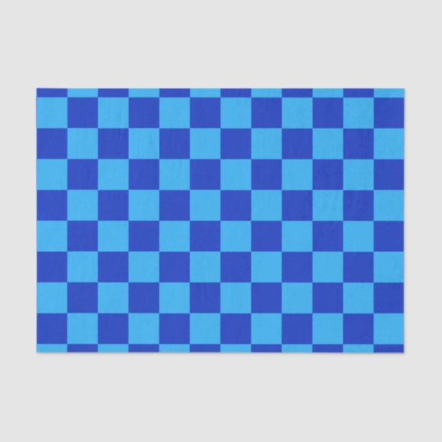 Schachbrett-Design Seidenpapier (Vorderseite)