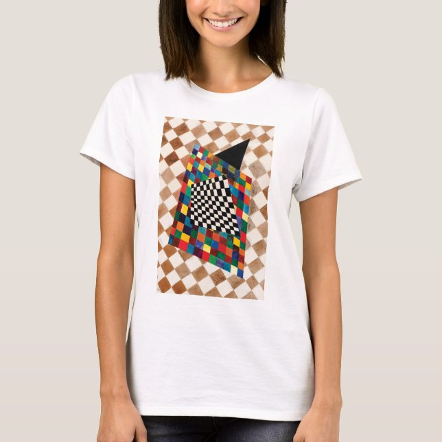 Schachbrett durch Wassily Kandinsky T-Shirt (Vorderseite)