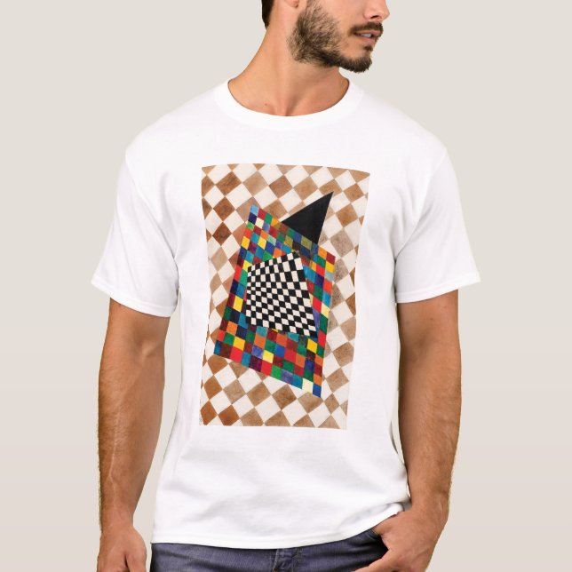 Schachbrett durch Wassily Kandinsky T-Shirt (Vorderseite)