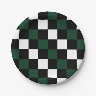 Schachbrett farbenfrohe Geburtstagstanz Party Pappteller