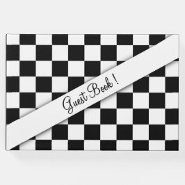 Schachbrett Flag Gästebuch