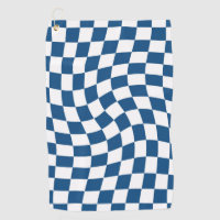 Schachbrett für die hintere blaue und weiße Karo