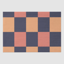 Schachbrett mit farbigen Karos Seidenpapier