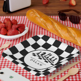 Schachbrett & Pieces Game Night Happy Geburtstag Pappteller