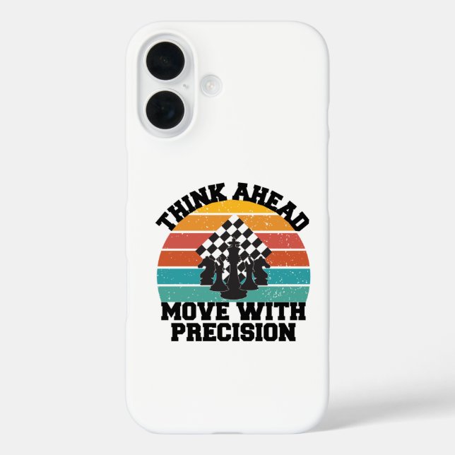 Schachbrett Pieces Strategy Precision Mind Game Case-Mate iPhone Hülle (Rückseite)