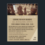 Schachbrett, Schachklubwerbung Flyer<br><div class="desc">Schachbrett,  Schachklubwerbung Flyer beim Business Card Store.</div>