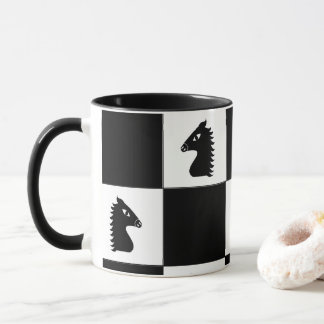 Schachbrett Tasse