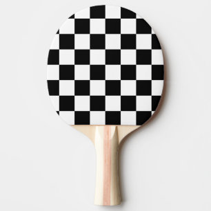Schachbrett Tischtennis Schläger