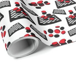 Schachbrett Wrapping Paper Geschenkpapier