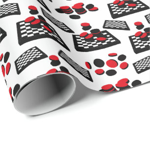 Schachbrett Wrapping Paper Geschenkpapier