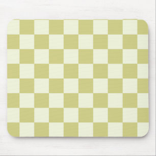 Schachbrettgrün Mousepad