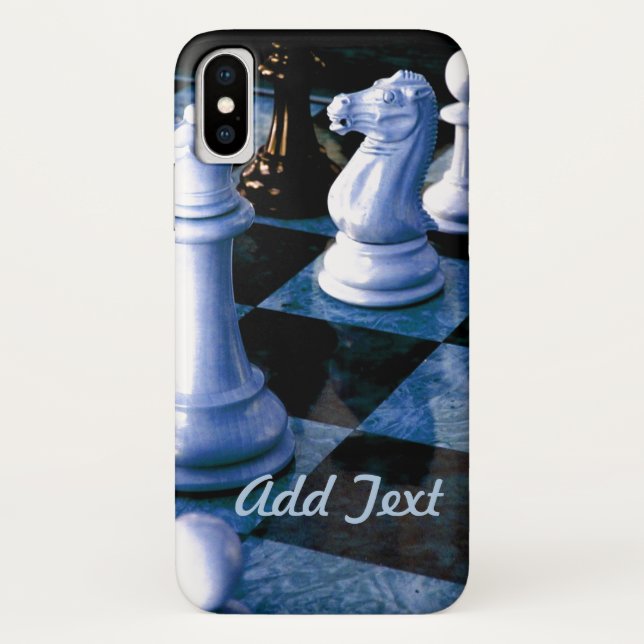Schachbrettkönig personalisieren Case-Mate iPhone hülle (Rückseite)