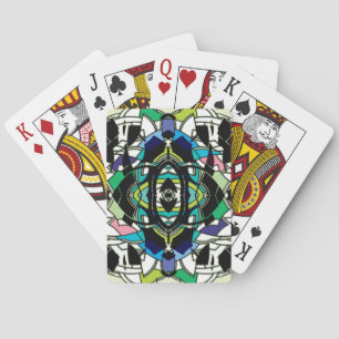 Schachbrettmuster Design Spielkarten