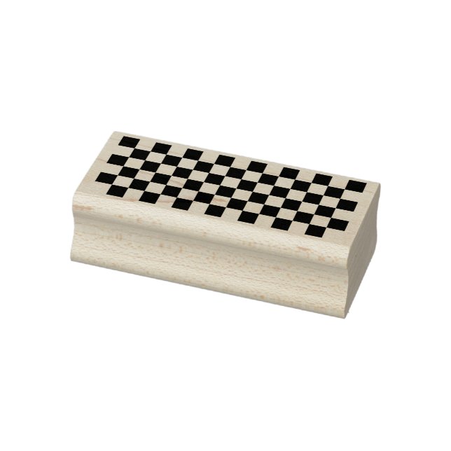 Schachbrettmuster Gummistempel (Stempel)