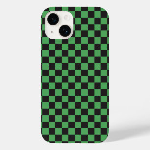 Schachbrettmuster karierte Quadrate Schach grün sc Case-Mate iPhone 14 Hülle