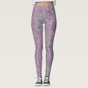 Schachbrettmuster kleines Grün mit rosa BG Leggings