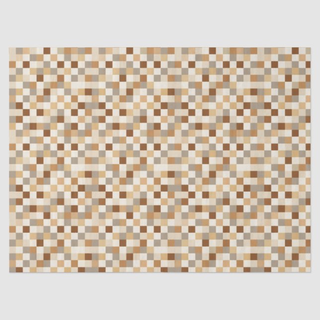 Schachbrettmuster Seidenpapier (Vorderseite)