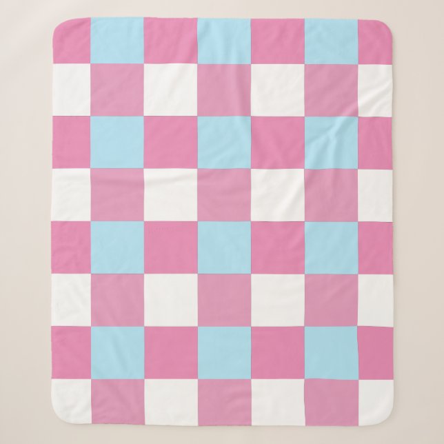 Schachbrettmuster Sherpadecke (Vorderseite)